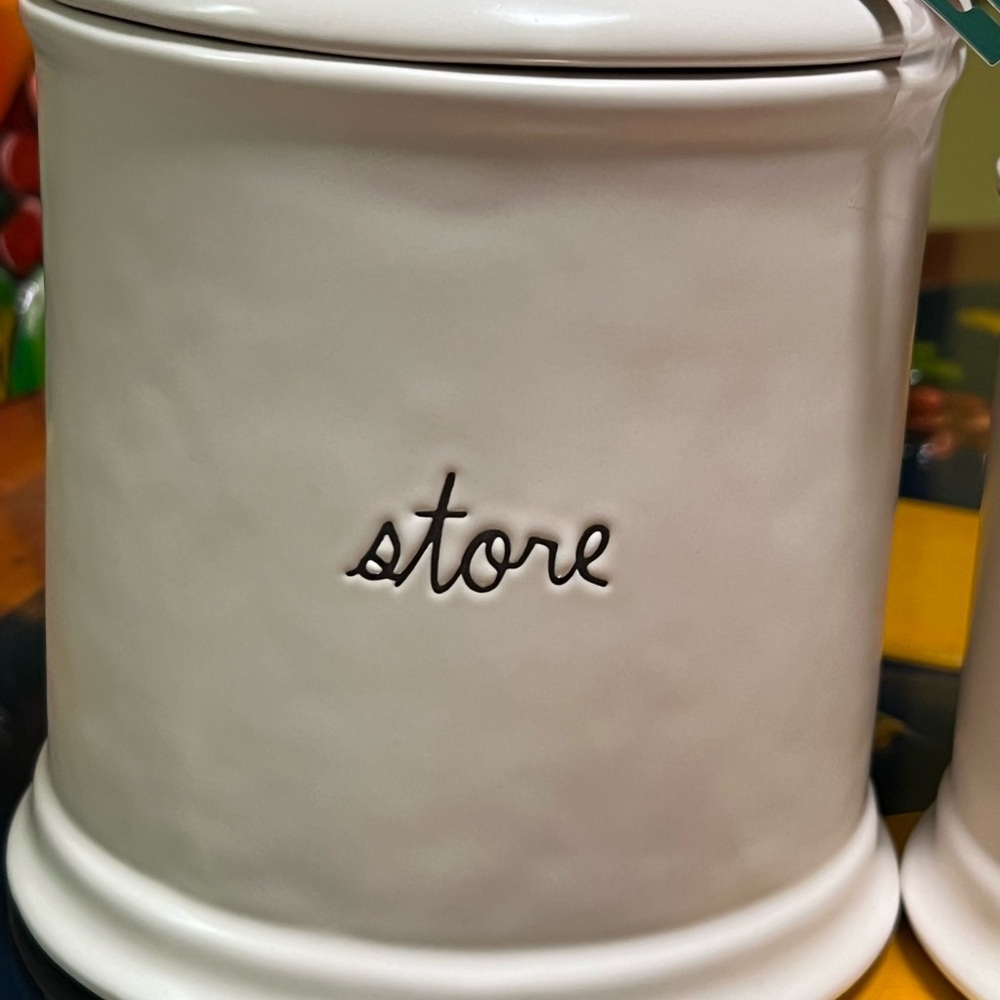 Set of two new Rae Dunn canisters - Picture 3 of 8